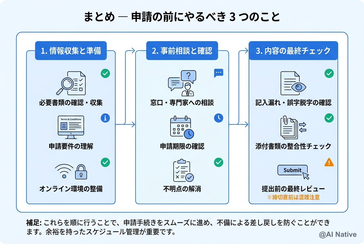 採択後の実務フローと証憑管理